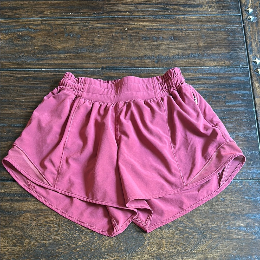 Women's Maroon Shorts 4 inch